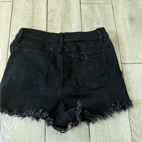 Fire & Rain Black Jeans Cut Off Shorts Size 9 - Picture 5 of 8